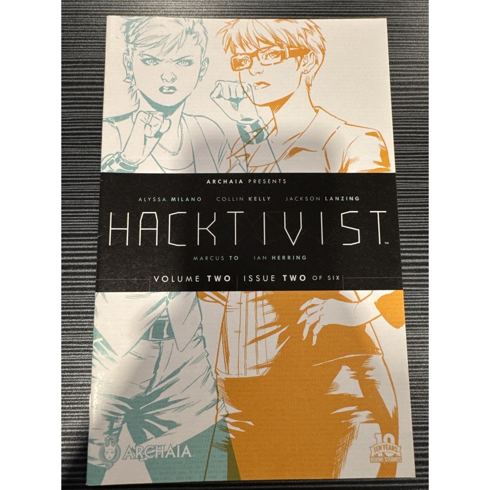 Hacktivist Vol 2 #2 Comic Book Archaia Alyssa Milano Marcus To 2015 FN 6.0
